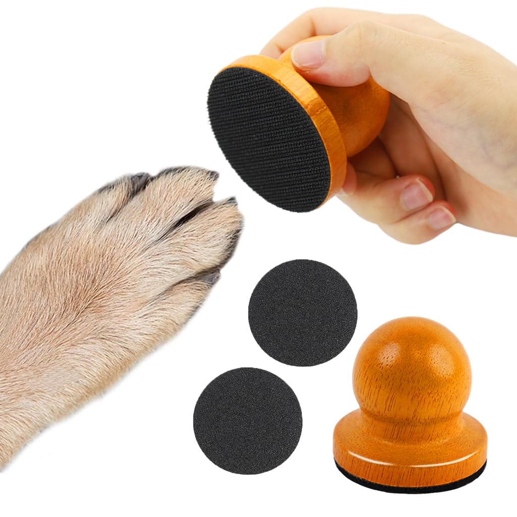 Qpets Dog Nail Filer, Manual Dog Nail File Board Cat Dog Grooming Tool, Stress Free Cat Dog Claw Care Nail Filing for Dog Nail Grinder Wooden Handle Dog Nail Filer Qpets Dog Nail Filer, Manual Dog Nail File Board Cat Dog Grooming Tool, Stress Free Cat Dog Claw Care Nail Filing for Dog Nail Grinder Wooden Handle Dog Nail Filer